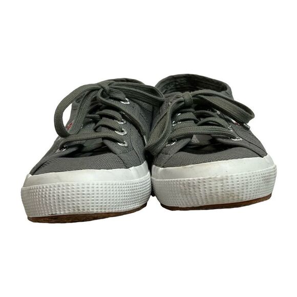 Superga gray classic canvas low top sneakers size 7 - Picture 2 of 16
